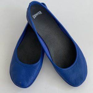 Camper Right Blue leather shoes for women size 38 (7.5 US)